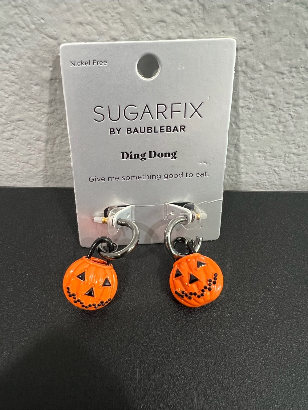 Sugarfix x Baublebar Orange Pumpkin Drop Earrings